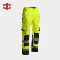 Ensemble uniforme haute visibilité JIADE pour femme – Gilet de travail respirant avec ourlet arrière incurvé et passepoil contrastant, idéal pour la sécurité sur les chantiers