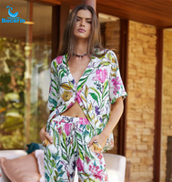 Maillot de bain à découpe sur le devant Bikini imprimé Maillot de bain une pièce pour femme String serré Maillot de bain Sexy Triangle Top Bikini