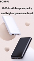 Nouvelle arrivée 2025, batterie externe 10000mAh, chargeur portable 10W, prise UK, durable, utilisation à domicile et au bureau, interface d'entrée CC, extérieur