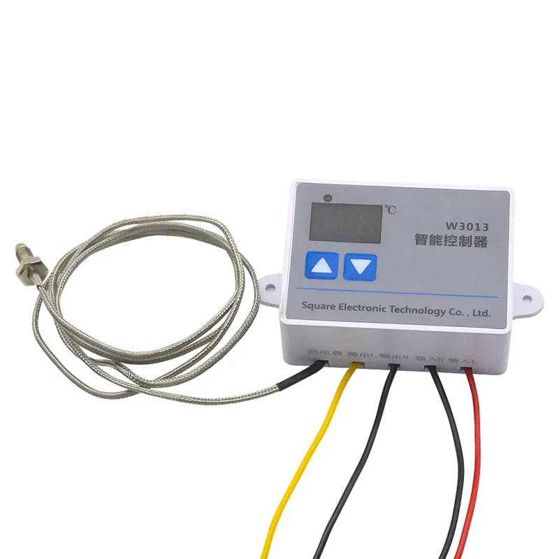 Controlador de temperatura digital de microordenador W3013 pantalla digital tipo K interruptor de control de alta temperatura de 999 grados