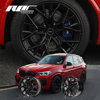 Jantes Roc Custom Gloss Black 813M 5x112 Forgées pour Voitures Particulières, Jantes de 20 Pouces pour BMW X3 M F97 X4 M F98
