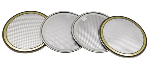 <span class=keywords><strong>153mm</strong></span> Đường kính Nhôm lá Dễ dàng mở kết thúc bạc/vàng không tràn Peel-Off nắp với vật liệu tái chế cho ống giấy - Product Image 6