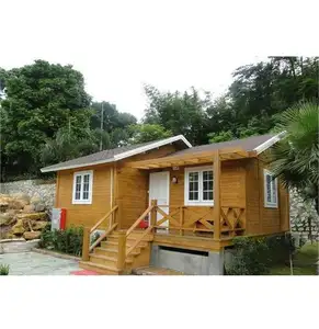 Maison moderne en bois à la mode Villas légères Maison préfabriquée Maison Cabine de fournisseur chinois