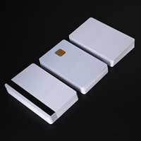 Cartes IC vierges en PVC/PET étanches Tophonesty imprimables NFC RFID 13,56 MHz avec puce SLE 4442 pour contrôle d'accès