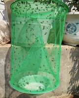 Piège à mouches Cage à suspendre en extérieur Attrape-mouches Contrôle des nuisibles Attrape-insectes Attrape-insectes réutilisable Pliable Tueur pour utilisation à la ferme et au jardin