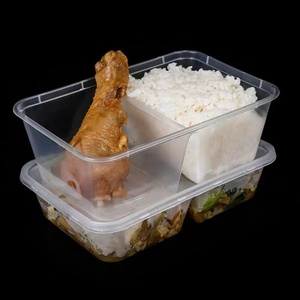 Boîtes Bento jetables transparentes épaissies en gros et couvercles, contenants en PP de qualité alimentaire micro-ondables pour sandwichs et nouilles - Product Image 4