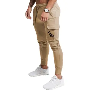 Roupas esportivas para treino, calças de moletom personalizadas masculinas