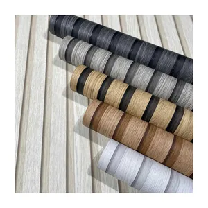 Natural Wood Clad Wallpapers PVC wallpaper rolls wooden texture wall papers 3d wallpaper price mutal vinyl wall paper