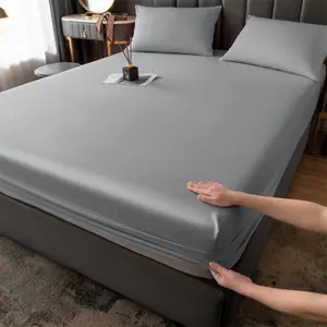Matratzen schoner Wasserdichter Terry-Matratzen bezug mit Gummibändern in der atmungsaktiven Bettdecke mit 4 Ecken