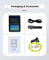 Kit DRO DITRON 1/2/3 AXIS DL50 dengan Skala Linear Grating, Layar LED 8-digit Ukuran Kecil untuk Mesin Bubut dan Frais