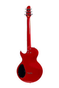 Guitare électrique Clevan en gros, 6 cordes, corps Terentang rouge brillant, micros HH, instruments de <span class=keywords><strong>musique</strong></span> pour <span class=keywords><strong>magasin</strong></span> de <span class=keywords><strong>musique</strong></span> - Product Image 2