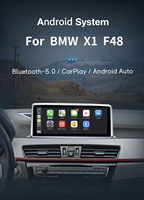 Écran tactile 8 cœurs 10.25 "avec système de navigation GPS Carplay pour BMW X1 F48 Android 14 Radio écran multimédia 4G NBT
