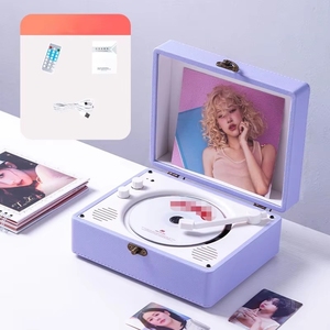 Reproductor de CD con audio inalámbrico BT, ranura para tarjeta USB TF, altavoz de música recargable para el hogar, oficina, estudio, dispositivo de audio para aprendizaje del inglés - Product Image 5