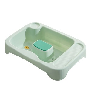Bassin de shampooing à domicile hospitalier pour bol de shampooing pour personnes âgées avec oreiller bassin de lavage de cheveux gonflable portable pour alité - Product Image 1
