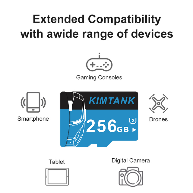 Cheap Price High Speed Mini SD Card 4GB-128GB Class10 ABS Plastic Mobile Phone TF Card