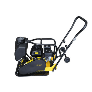 Máy đầm nền đường bằng xăng, rung nền, tạo rãnh, đầm nhựa đường, màu vàng, bảo hành 1 năm, hiệu quả - Product Image 3