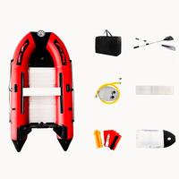 Bateau pneumatique Zodiac à fond en aluminium en forme de V, 8 personnes, 3,6 m, 1,2 mm, PVC épais, avec fond en alliage d'aluminium