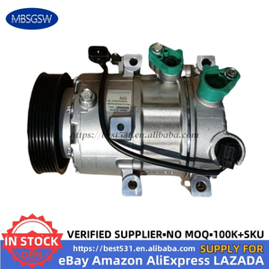 คอมเพรสเซอร์แอร์รถยนต์ 12v อะไหล่คอมเพรสเซอร์แอร์ <span class=keywords><strong>97701</strong></span>-<span class=keywords><strong>1R900</strong></span> <span class=keywords><strong>97701</strong></span> <span class=keywords><strong>1R900</strong></span> เหมาะสำหรับรถยนต์ฮุนได แอคเซนต์ และ คีอา ริโอ เค2 - Product Image 4