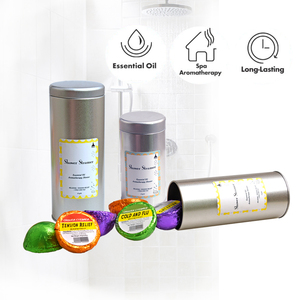 100% Reine Organische Eukalyptus-Duschbomben <span class=keywords><strong>Tabletten</strong></span> Natürlicher Langanhaltender Duft Aromatherapie zur Linderung von Nasennebenhöhlenbeschwerden - Product Image 3