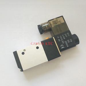 Válvula solenoide neumática GOGO <span class=keywords><strong>3V210</strong></span>-06 <span class=keywords><strong>3V210</strong></span>-<span class=keywords><strong>08</strong></span> Puerto <span class=keywords><strong>NO</strong></span>/NC 1/8 "1/4" 24V CC Válvula DE CONTROL DE 3/2 vías con tipo de enchufe Luz LED roja - Product Image 5