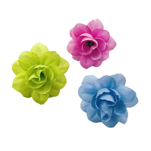 Fleurs de rose artificielles de 5,5 cm de diamètre, décorations artisanales pour mariage, maison, bricolage, kit d'accessoires pour cheveux - Product Image 5