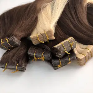 Wholesale High Quality Double Drawn Invisible Tape Hair Russian 10a Hair Tape Machine