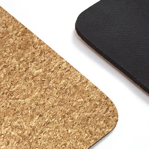 Tapis de yoga en liège 183x61cm, épaisseur 0,3cm, antidérapant, en caoutchouc naturel, pour le yoga et le remodelage corporel - Product Image 2