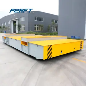Carrello di trasferimento elettrico da 20 tonnellate trasporto di stampi pesanti ISO Factory carrello di trasferimento orientabile alimentato a batteria