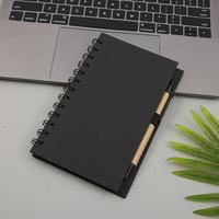 Papel Kraft Mini Pocket A6 Notebook Lay Flat Espiral Bound Impreso Estilo Diario de viaje para notas diarias Tamaño A5