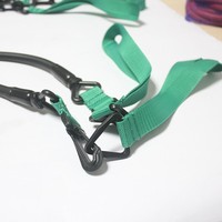 QIYU Bande de Résistance en Latex Naturel pour Entraînement de Natation sur Terre Sèche, Poignée en Plastique, Cordons d'Étirement, Résistance Légère/Moyenne/Élevée en PP