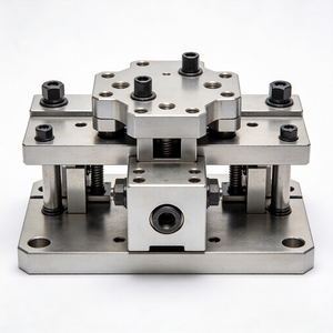 Service de fraisage CNC sur mesure, base de fixation modulaire en aluminium haute précision pour équipement d'automatisation - Product Image 1