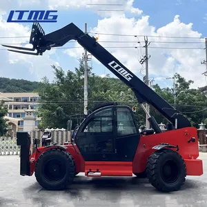 4X4 4WD Telehandler בניית מכונות מעלית מלגזה 3ton 3.5ton 4ton טלסקופי מלגזה