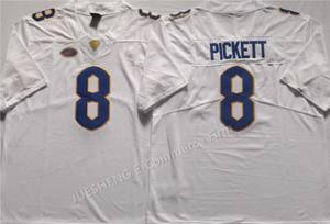 Maglie da Football Americano Universitario di Pittsburgh 100% Poliestere di Alta Qualità all'Ingrosso 8 # Pickett Model Giochi VP Limited da uomo in pronta consegna - Product Image 4