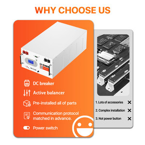 LI-ENER EU kho Dễ dàng cài đặt tự làm Kit 51.2V 280ah 300ah 15kwh hộp pin 16s1p hộp pin năng lượng mặt trời lưu trữ năng lượng pin trường hợp - Product Image 5