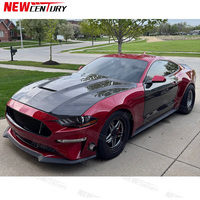 Capot en fibre de carbone Mustang, adapté aux Ford Mustang GR modifiées de 2018 à 2023, capot en fibre de carbone modifié
