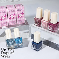 Vernis à ongles KUDAN Healthy Nail Friendly Water 10ml, teintes populaires toutes saisons, séchage rapide, manucure DIY, certifications complètes