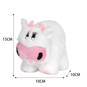 New Arrival White Cow Animal Plush Toy For Birthday Stuffed Animal Toys Cartoon Dairy Cattle Plush Toy