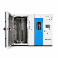 Équipement de revêtement PVD multi-arc sur mesure AsiaLink pour le revêtement couleur or sur les accessoires de salle de bain et les produits décoratifs en acier inoxydable