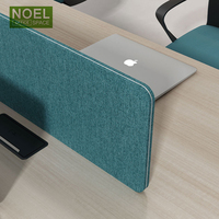 Personnel de bureau moderne face à face poste de travail de bureau avec cloison de table en bois pour 1 personne ensemble de bureau et chaise