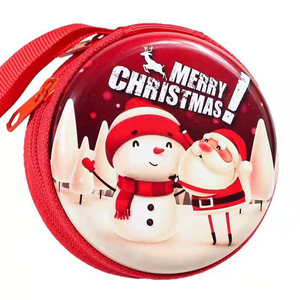 Emballage de noël sous forme d'étoile en couleur, Mini Mini cercle, boîte en étain, bonbon à la menthe, mignon, décoratif, personnalisé, <span class=keywords><strong>pour</strong></span> cadeau imprimé - Product Image 3