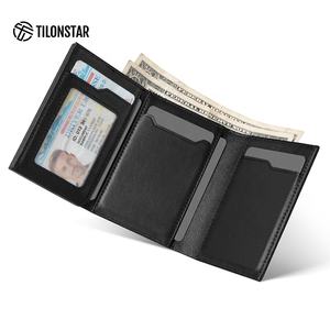 TILONSTAR TVC302P Portefeuille Pop Up pour hommes avec carte d'identité pour voyage d'affaires et crédit Porte-cartes en cuir véritable bloquant la RFID avec fente pour argent - Product Image 4