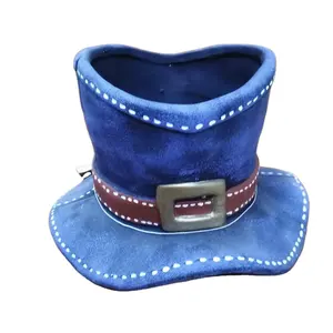 Mới Lạ Cowboy Hat Shape Flower Pot Sáng Tạo Gốm Flower Pot Planter Pot Thiết Kế