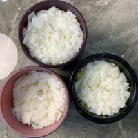 Cire de soja 100% pure pour la fabrication de bougies parfumées, cire sans fumée, matière première en vrac, vente en gros