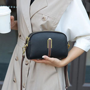 AndoBag Genuine Cow Leather Sling Shoulder Crossbody Bags for Women Small Shell Bag Fashion Versatile <b>Phone</b> <b>Purse</b> 9266 - Product Image 3