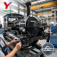 Train touristique sans rails personnalisé 2026 - Locomotive électrique/diesel haute capacité (27-72 places) pour stations balnéaires, parcs à thème et centres commerciaux