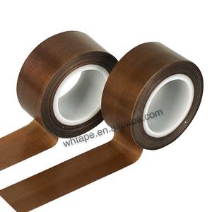 Bande <span class=keywords><strong>haute</strong></span> <span class=keywords><strong>température</strong></span> Tefloning de convoyeur en fibre de verre PTFE brun pour moulage Composite de Machine de thermoscellage sous vide alimentaire - Product Image 2