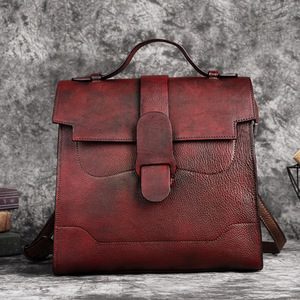 Sac Ando en cuir de vachette véritable, sac à main vintage à poignée supérieure, sac à bandoulière pour femme - Product Image 2