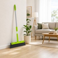 Balai magique auto-essoreur sans enchevêtrement de poils ni poussière volante pour le nettoyage des sols, carreaux et vitres