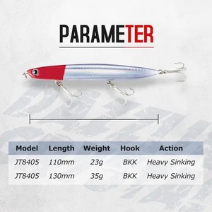 Nouveau 11cm/23g 13cm/35g moineau de mer Long 130HS lourd naufrage crayon appâts de pêche Pesca eau salée coulée leurre Isca leurre artificiel - Product Image 2