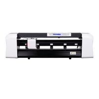 720 mm double tête PVC autocollant papier HTV cercle vinyle fabricant Contour fonction graphique traceur Machine de découpe